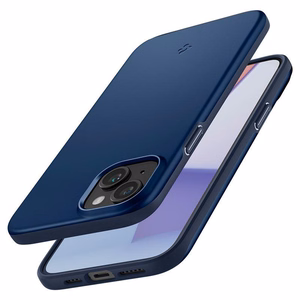 Spigen Thin Fit viedtālruņa apvalks iPhone 15 Plus - zils