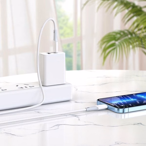 Kabelis USB-C uz Lightning Hoco PD 3A 20W 1 m X70 balts