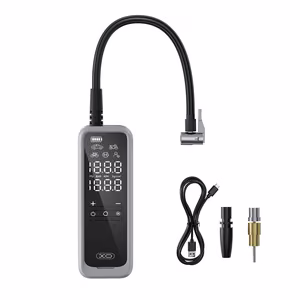 XO riteņu sūknis CZ018 melns universāls 5000mAh bezvadu