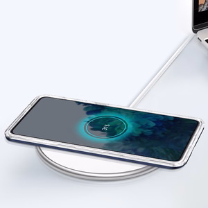 Прозрачный чехол 3in1 для Samsung Galaxy S22+ (S22 Plus) гелевый с рамкой синий