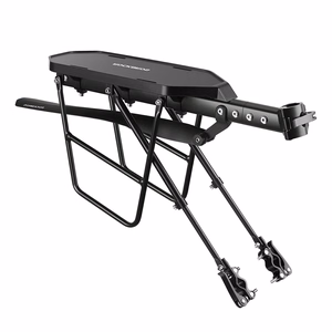 Rockbros RBHJ-1 Black Diamond velosipēda bagāžnieks ar dubļusargu un ātro stiprinājumu 26-29" kalnu velosipēdiem - melns
