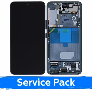 LCD Display Compatible With Samsung S901 S22 With Frame / Green / (Service Pack)