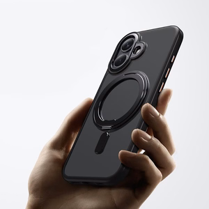 Tech-Protect MagRing Magnētiskais viedtālruņa apvalks iPhone 17 - Matēts melns
