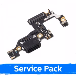 Charging Port Compatible With Huawei P10 With Flex / Plata (Service Pack)