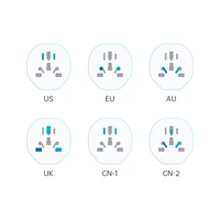 Tech-Protect universāls ceļojumu adapteris uz ES - balts