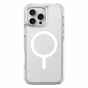 Uniq Combat iPhone 16 Pro 6.3" Magnētiskais uzlādes viedtālruņa apvalks balts/spīdīgs balts