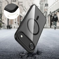 Tech-Protect MagFlex Magnētiskais viedtālruņa apvalks iPhone 17 Air - Caurspīdīgs melns