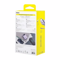 Portatīvais lādētājs Baseus QPow 2 10000mAh 30W 2xUSB-C (violets)