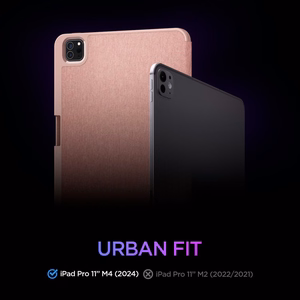 Spigen Urban Fit maciņš iPad Pro 11 collu 5 / 6 / 2024-2025 rozā