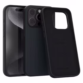 Spacecase Pure Mag maciņš iPhone 15 Pro melns