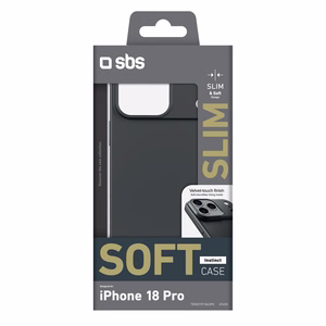 SBS Instinct maciņš modelim iPhone 18 Pro / 17 Pro – melns