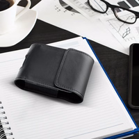 ROYAL universāls horizontāls ādas jostas apvalks izmērs V SAMSUNG FLIP 1 / 2 / 3 / 4 / HUAWEI P50 Pocket / MOTOROLA RAZR 5G melns