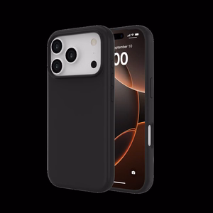 JUST MUST REGULAR DEFENSE силиконовый чехол с MAGSAFE для iPhone 17 Pro черный