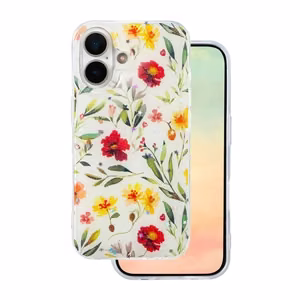 Glow Glam viedtālruņa apvalks iPhone 16 6,1" balts