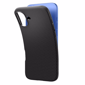 Spigen Liquid Air viedtālruņa apvalks iPhone 16 Plus – melns
