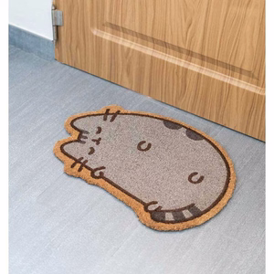 Pusheen kaķa formas durvju paklājs, 40 × 60 cm
