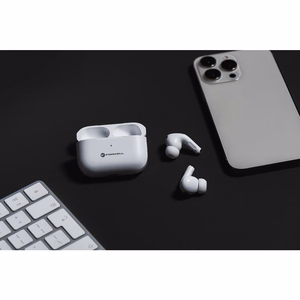 FORCELL F-AUDIO Master Pro bezvadu austiņas bluetooth TWS baltas