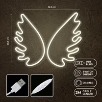 Neon PLEXI LED WINGS balts FPNE09X Forever Light