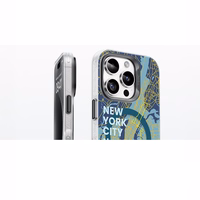 Benks Magnētiskais City New York viedtālruņa apvalks Iphone 16 Plus