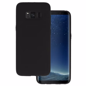 Viedtālruņa apvalks no silikona Lite telefonam Samsung Galaxy S8 melns
