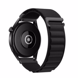 FORCELL F-DESIGN FS05 pulksteņa siksna SAMSUNG viedpulkstenim 20 mm melna krāsā
