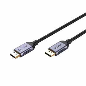 Unitek C1628GY01-2M DisplayPort kabelis melns, pelēks