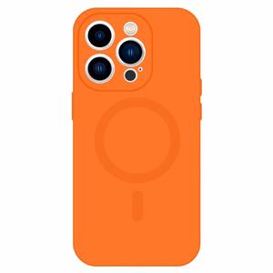 TEL PROTECT MagSilicone Viedtālruņa apvalks Iphone 11 - oranžs