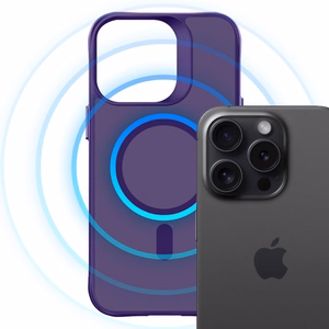 3mk Smoke MagCase maciņš iPhone 16 Pro - violets
