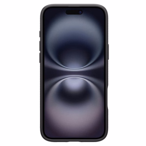 Spigen Liquid Air viedtālruņa apvalks iPhone 16 Plus – melns