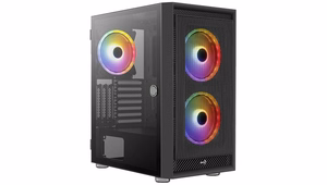 Aerocool PGS Graphite-G-BK-v2 FRGB datora korpuss
