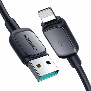Joyroom Multi-Color Series A14 Lightning /USB-A 2.4A 1.2 m Cable - Black