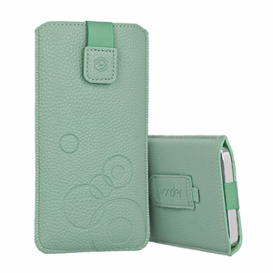 WONDER Deko Pouch Maciņš (Size XXL) Samsung S25 Ultra/S24 Ultra/M35/M23/A16 5G/Xiaomi Sarkansmi 14C zaļš