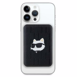 Karl Lagerfeld беспроводной внешний аккумулятор KLPB5FPGKSCHHK 16W 5000mAh чёрный/чёрный Choupette Head Pin MagSafe