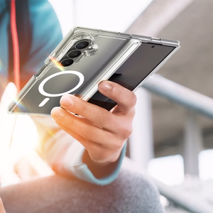 Ar MagSafe saderīgs DUX DUCIS CLIN MAG maciņš SAMSUNG Z Fold 8, caurspīdīgs