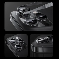 Benks Rūdīts stikls Glass Warrior Objektīva Aizsardzība kamerai Iphone 16/16 Plus (2 objektīvi) sudraba titāns