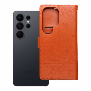 MEZZO Book Maciņš Redmi Note 15 PRO PLUS 5G kaķi brūns