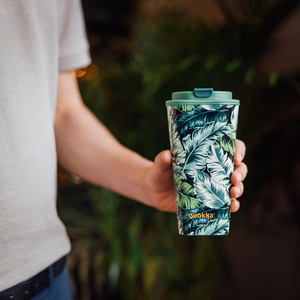 Quokka Vaso Cafe Double Walled krūze, 450 ml, Jungle