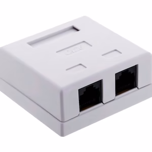 Alantec GN011 – virsapmetuma Cat 6 tīkla rozete, balta