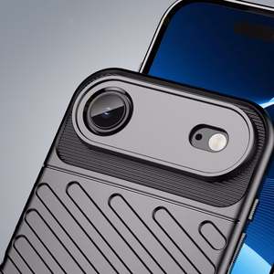 Thunder viedtālruņa apvalks iPhone 17 Air - melns