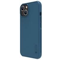 Nillkin Super Frosted Shield Pro viedtālruņa apvalks iPhone 14 Plus aizmugurējais apvalks zils