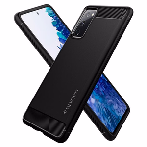 Spigen Rugged Armor viedtālruņa apvalks Samsung Galaxy S20 FE - matēts melns