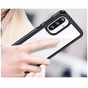 Outer Space Case for Samsung Galaxy A56 Cover with Flexible Frame - Black