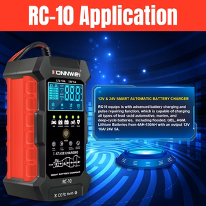Akumulatoru lādētājs Konnwei RC-10