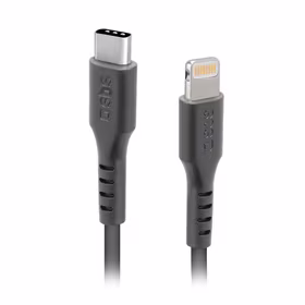 SBS TECABLELIGTC1K USB-C - Lightning kabelis 1 m - melns