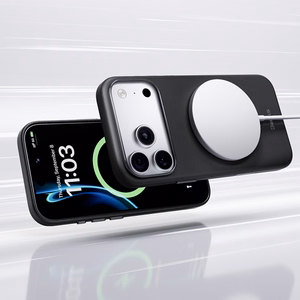 Benks Magnetic Vita Pro silikona maciņš (C.K.QY.AP.BK.0072) iPhone 18 Pro/17 Pro, melns, ar kameras vadības pogu