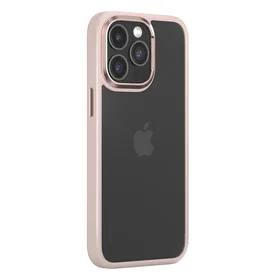 Comma Joy Elegant viedtālruņa apvalks iPhone 15 Plus rozā krāsā