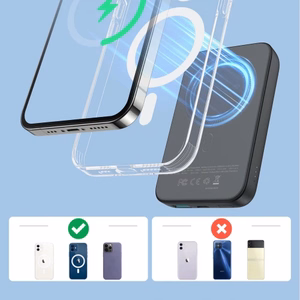 Portatīvais lādētājs Joyroom JR-W020 melns 10000mAh 20W (PD / QC3.0) + Type-C kabelis