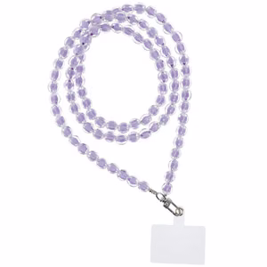 COLORFUL tālruņa siksniņa, tālruņa piekariņš / auklas garums 120 cm (60 cm cilpā) / ap kaklu – violets