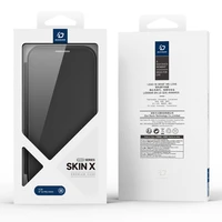 Dux Ducis Skin X Pro viedtālruņa apvalks iPhone 16 Pro Max ar MagSafe un atveramu vāciņu - melns