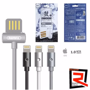 USB Cable Remax "Waist Drum" RC-082i Grey "Lightning" 100cm